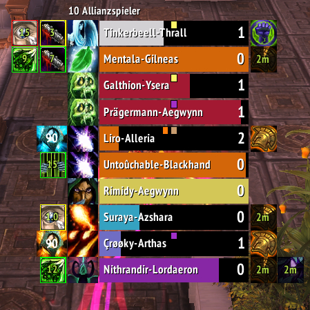 Les meilleurs addons PvP