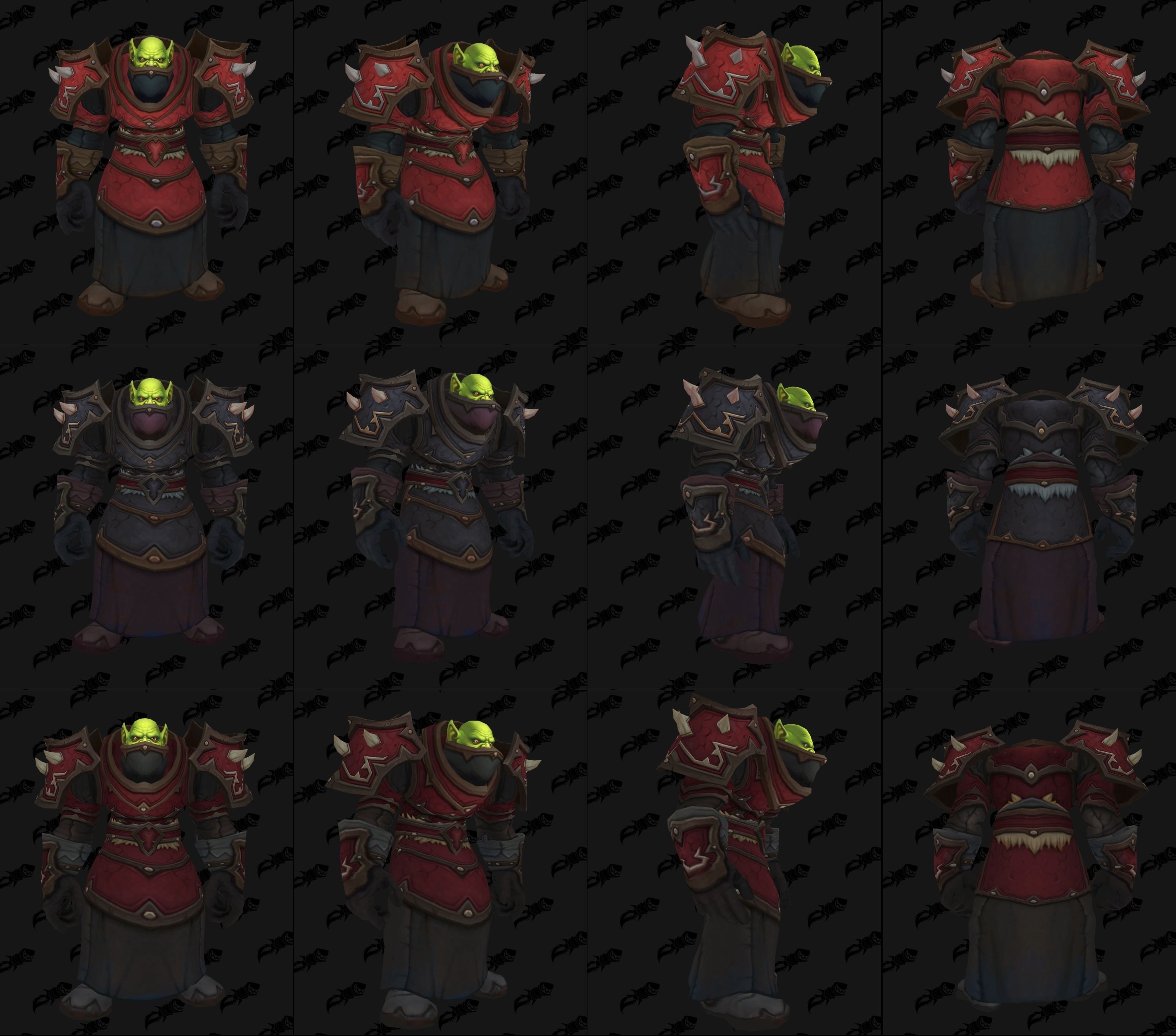 Armes et armures de la horde