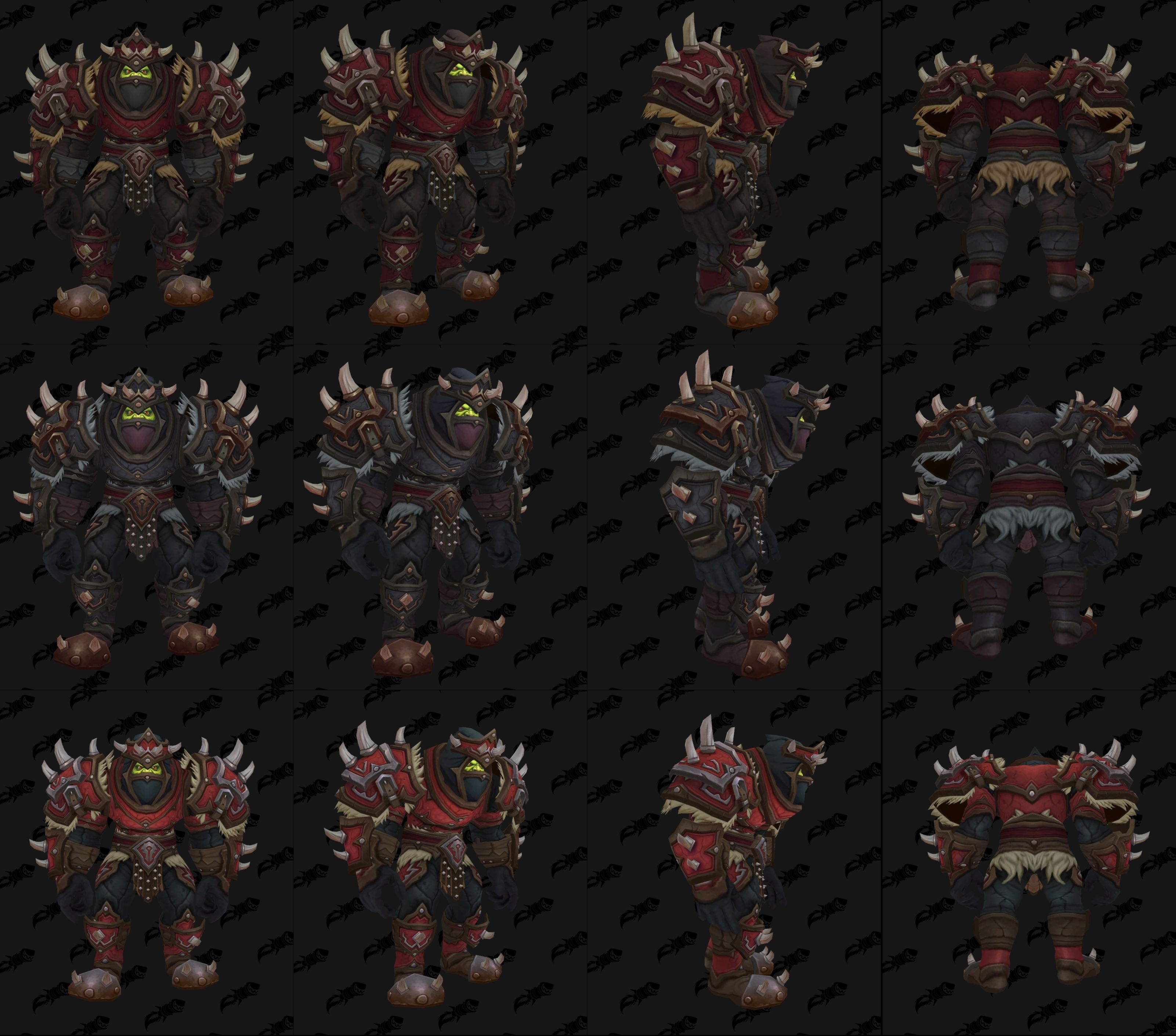 Armes et armures de la horde