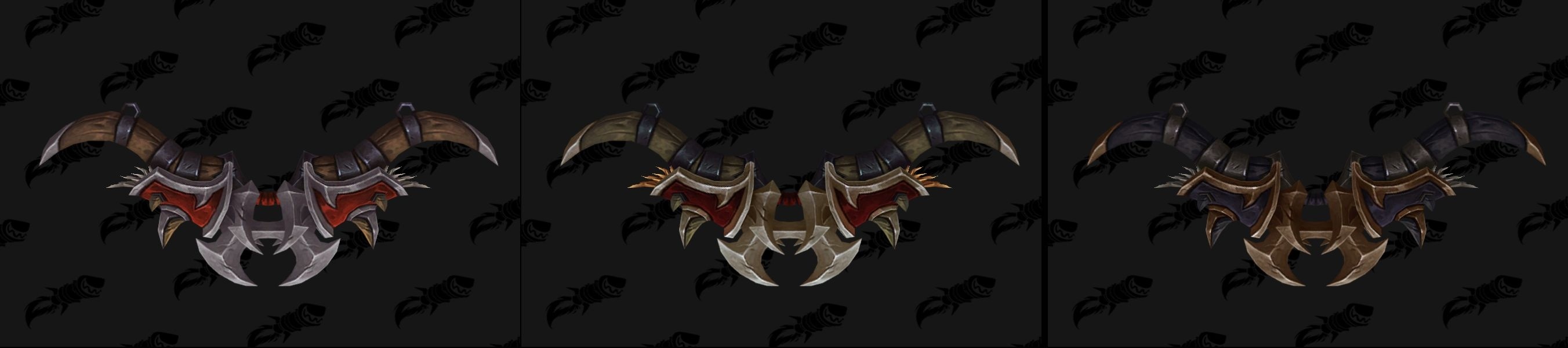 Armes et armures de la horde