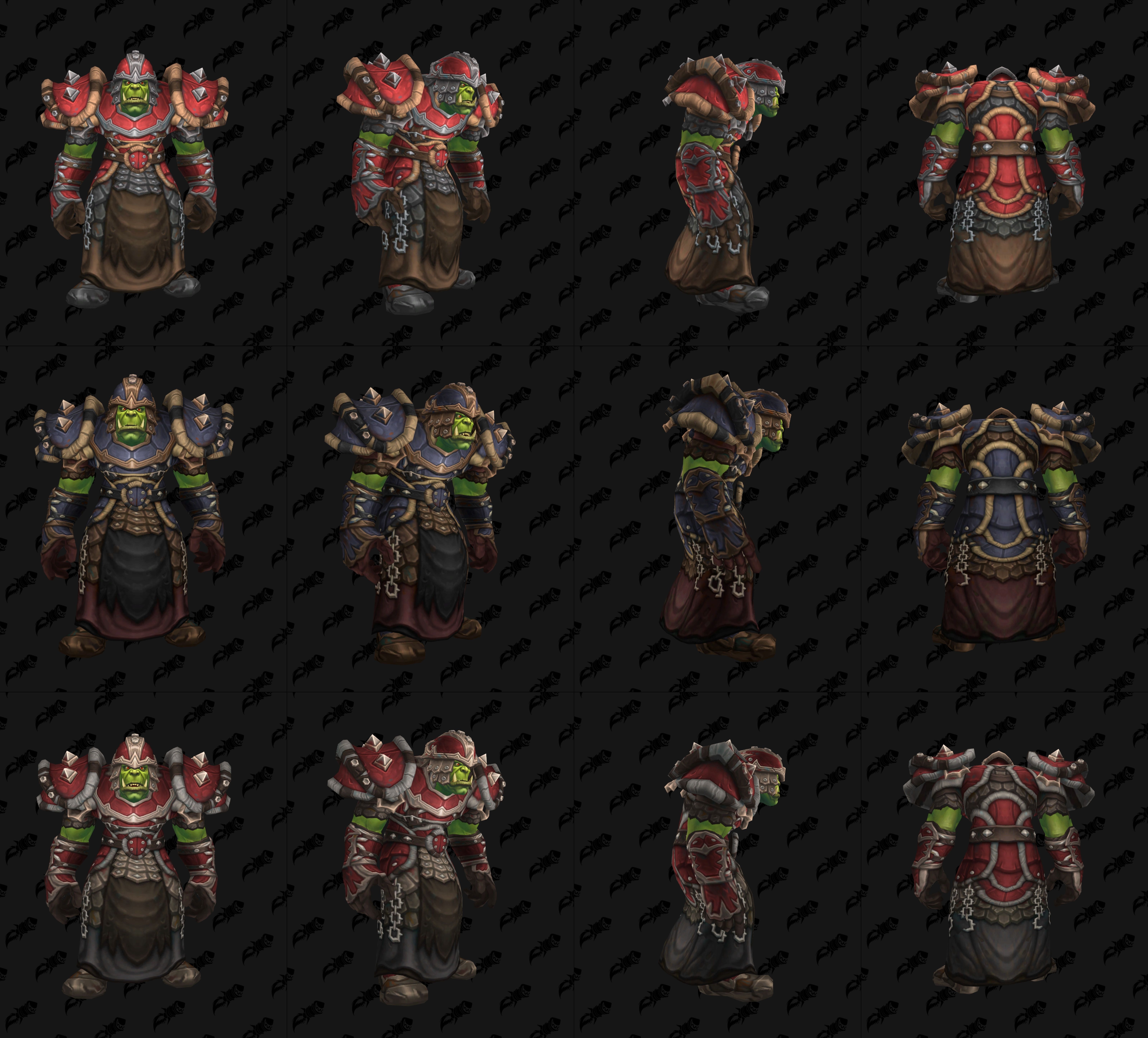 Armes et armures de la horde