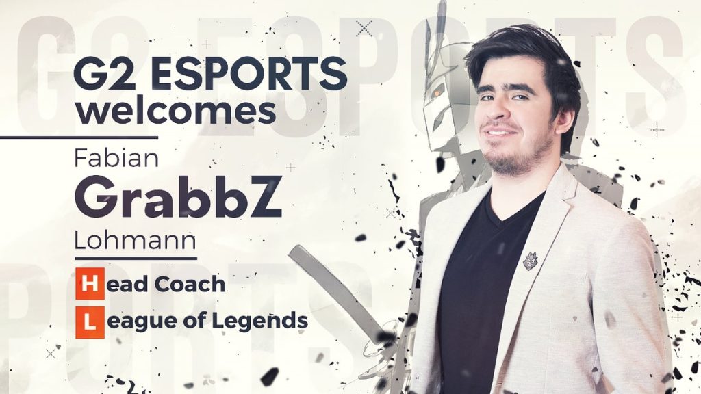 LoL : GrabbZ nouveau coach de G2 – LCS EU 2018