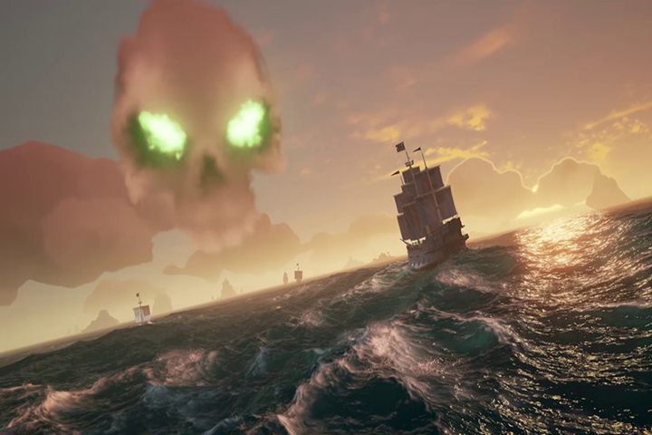 Sea of Thieves : Raids et iles squelettes dans le jeu