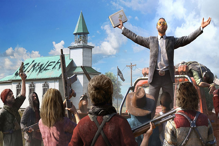 Far Cry 5 : Ubisoft dévoile un trailer live sur son méchant