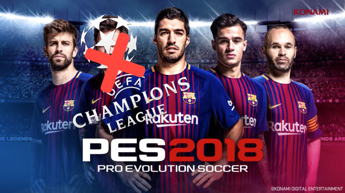 PES 2018 : fin du partenariat entre l’UEFA et Konami