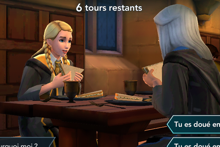 Persuader Penny de venir, deuxième année, Harry Potter Hogwarts Mystery