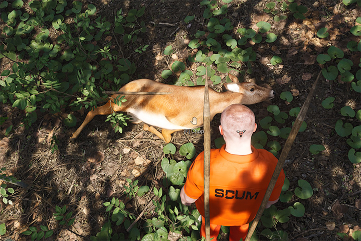 SCUM : Chasser, traquer une proie, cuire de la viande