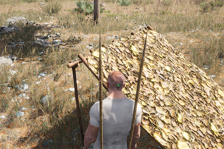 SCUM : Construire et placer un abri