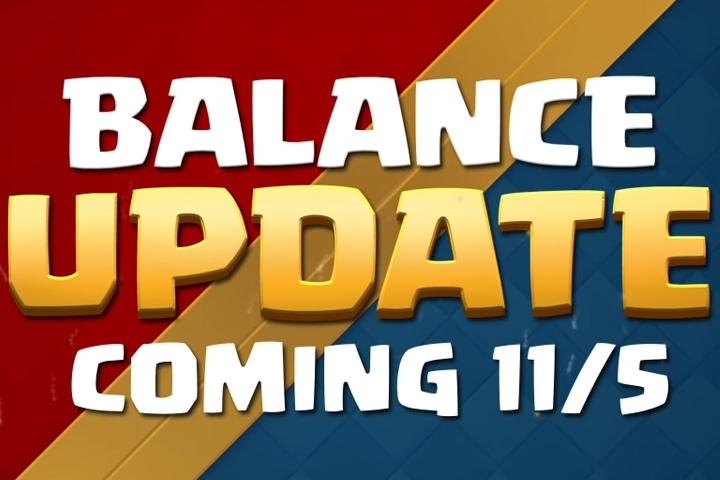 Clash Royale : Maj et équilibrage du 5 novembre