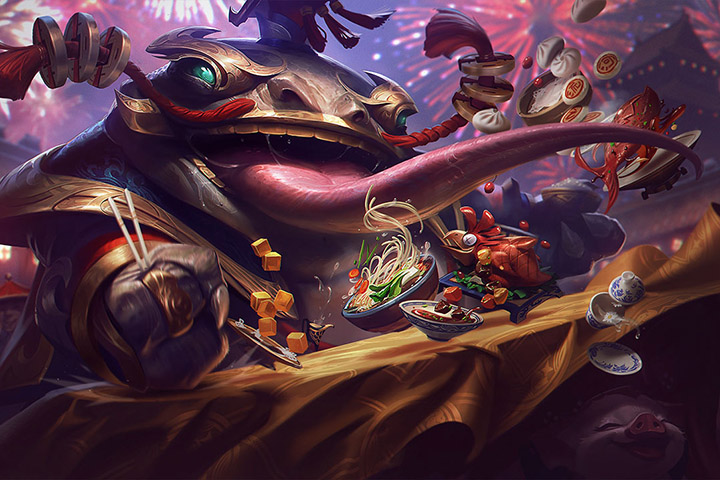 LoL : Skin Coin Emperor Tahm Kench – Festival Lunaire 2019