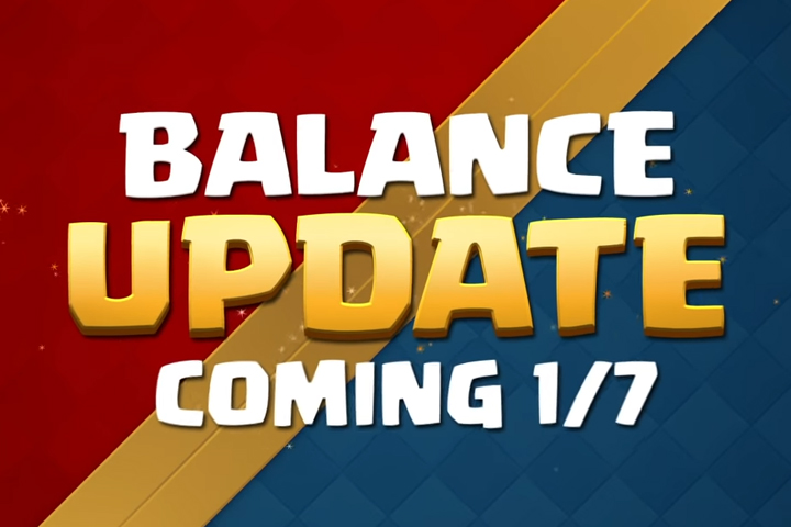 Clash Royale : Maj et équilibrage du 7 janvier 2019