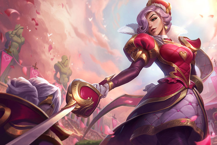 LoL : Skins Saint-Valentin 2019 pour Fiora et Vi
