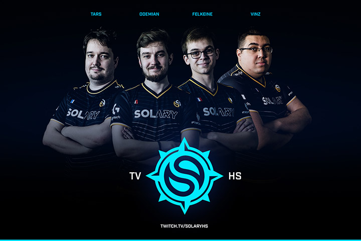 Annonce Solary 26 février : Ouverture d’une chaîne Hearthstone, recrutement de Vinz, Odemian, Tars, Felkeine