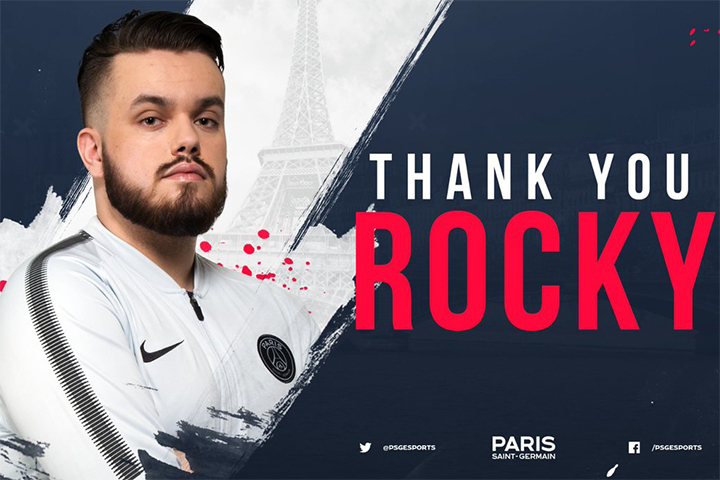 FIFA 19 : Rocky quitte le PSG eSport