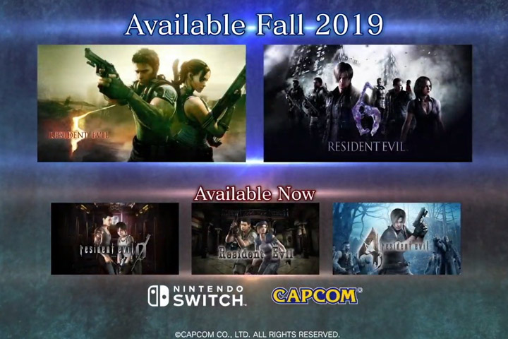 Resident Evil 5 et 6 : Sortie sur Nintendo Switch, trailer et date de sortie – E3 2019