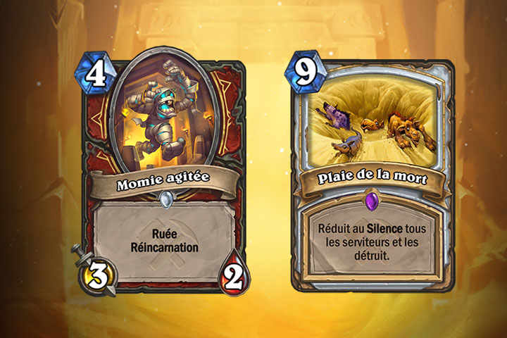 Hearthstone : Réincarnation et Plaies, nouvelles mécaniques de l’extension Les Aventuriers d’Uldum