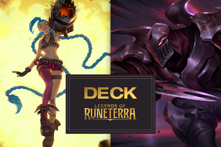 Legends of Runeterra : Deck F2P Aggro Piltover & Zaun et Ionia avec Jinx et Zed sur LoR