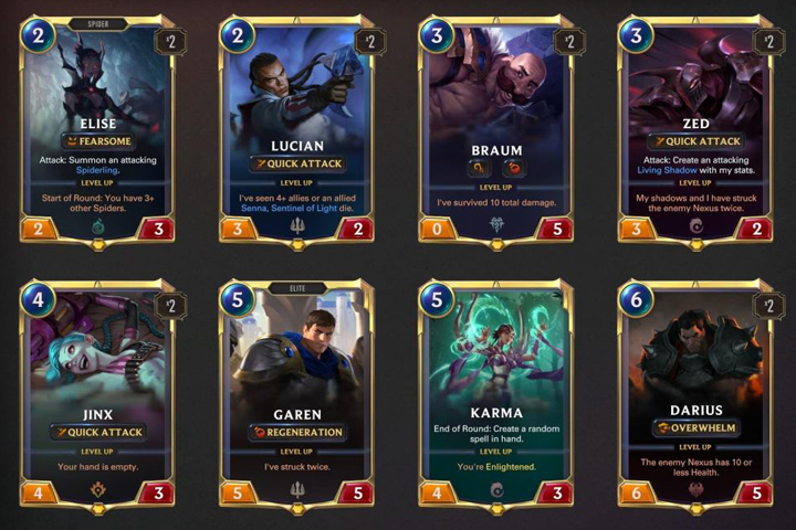 Legends of Runeterra : Comment farmer et débloquer les cartes dans LoR