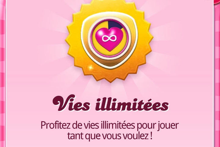Vie illimitée dans Candy Crush, comment en avoir ?