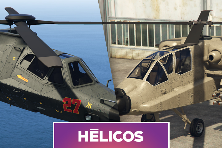 GTA 5 Online : Meilleur hélicoptère – Comparatif Akula vs Hunter vs Havok vs Sea Sparrow