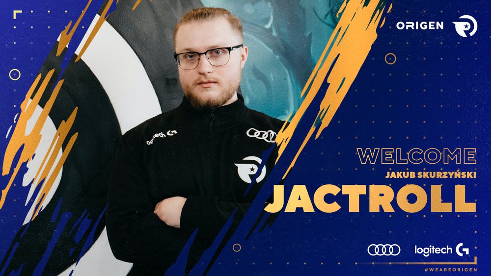 LoL LEC : Jactroll rejoint Origen en tant que support titulaire