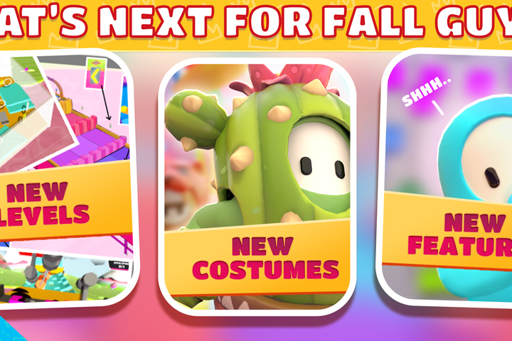 Fall Guys : nouvelles maps, nouveaux skins et nouvelles fonctionnalités à venir