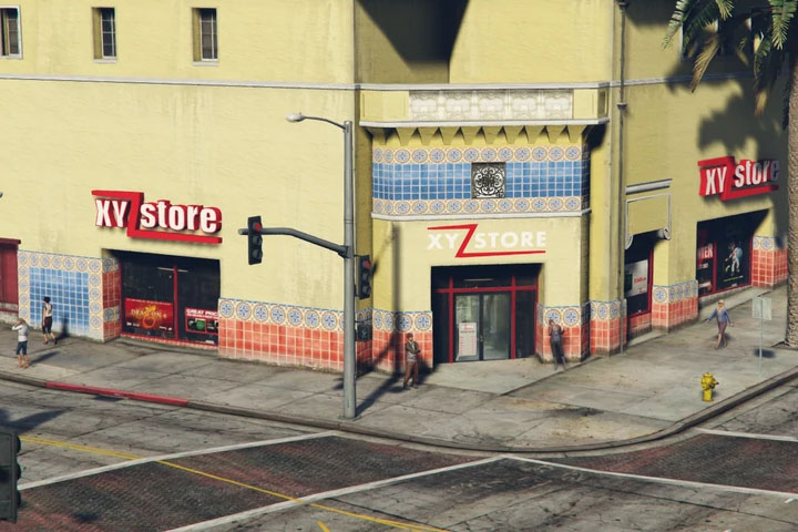 GTA Online XYZ, la boutique de jeux vidéo