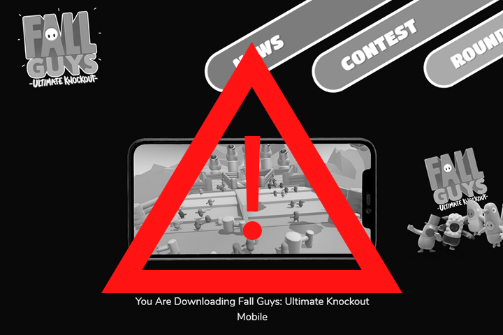 Tapmods, site frauduleux pour Fall Guys sur Android et iOS