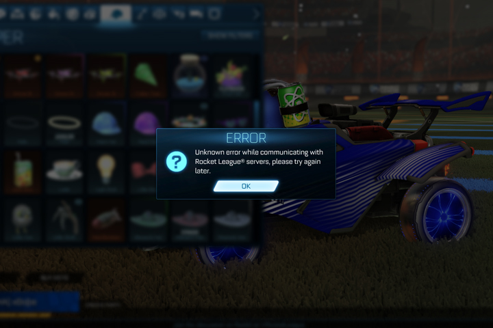 Codes d’erreur sur Rocket League, résoudre les codes error