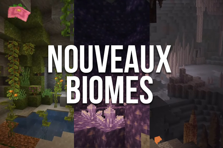 Minecraft 1.17 : La liste des nouveaux biomes de la Caves and Cliffs Update