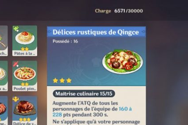 Délices Rustiques de Qingce, où trouver la recette et comment la cuisiner ?