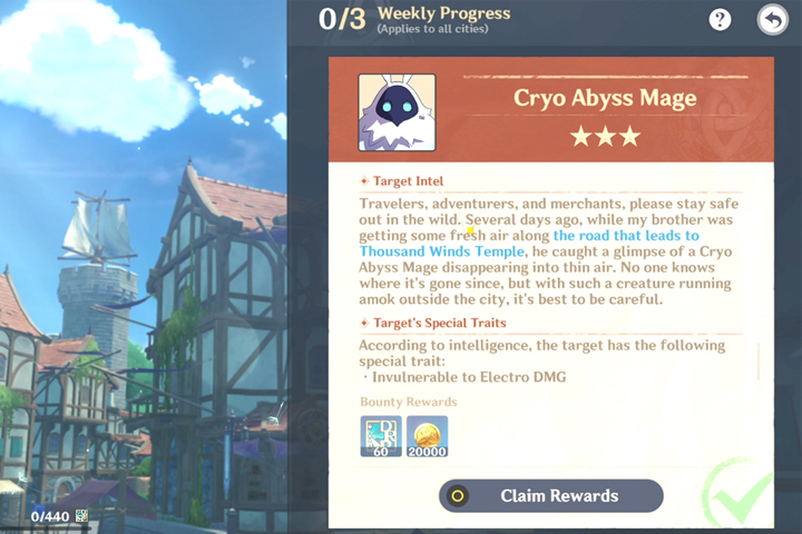 Prime de la semaine sur Genshin Impact, comment ça marche ?