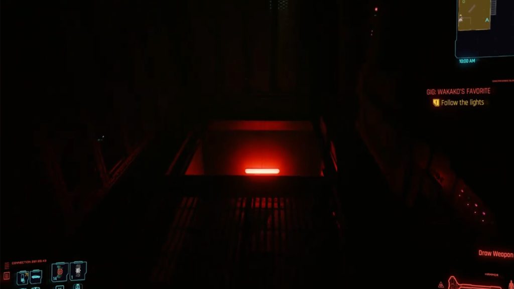 Le chouchou de Wakako sur Cyberpunk, comment suivre les lumières ?