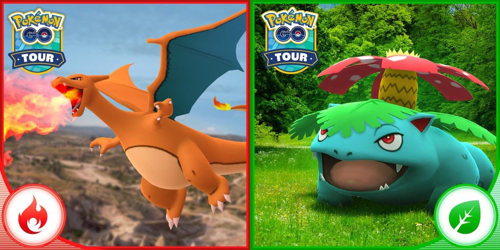 Circuit Pokémon GO Kanto : Version rouge ou version verte et Mew shiny