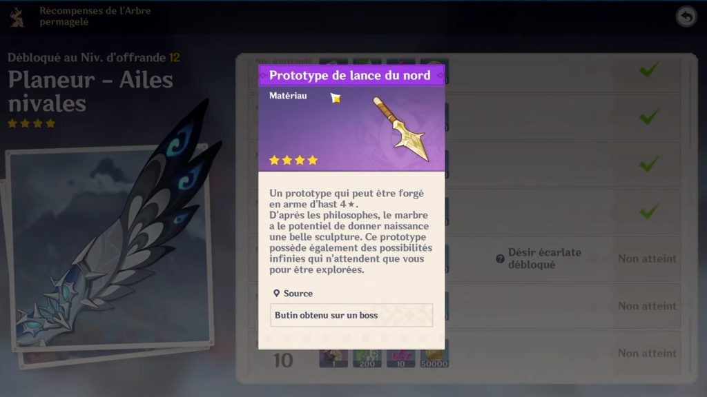 Prototype de la lance du nord Genshin Impact, comment l’obtenir ?