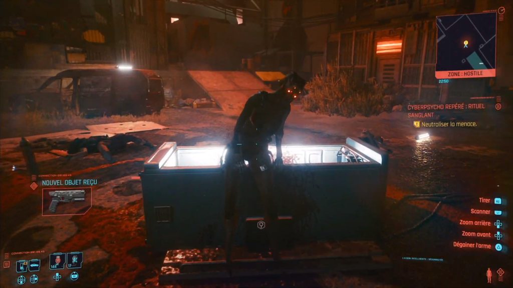Rituel sanglant Cyberpunk 2077, comment vaincre la cyberpsycho ?