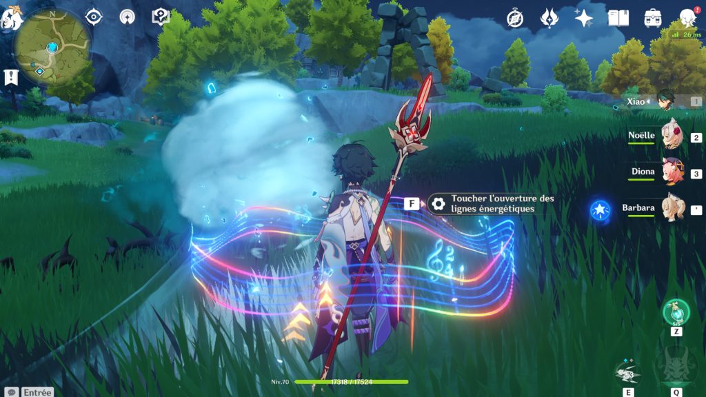 Reflux des lignes énergétiques Genshin Impact, dates et infos sur l’événement