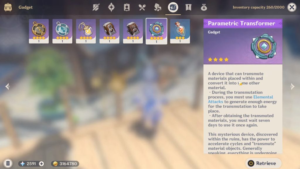 Comment utiliser le transformateur paramétrique dans Genshin Impact ?