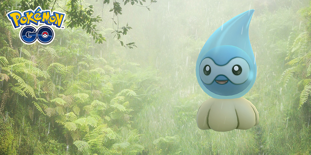 Semaine météo Pluie et Vent sur Pokémon GO : Morphéo (shiny)