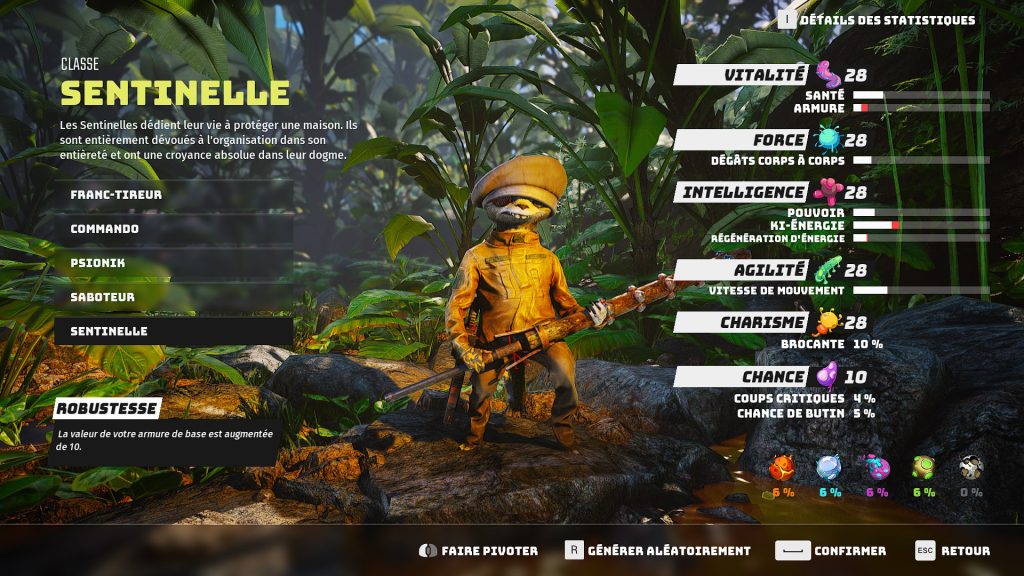 Sentinelle Biomutant, build recommandé et présentation