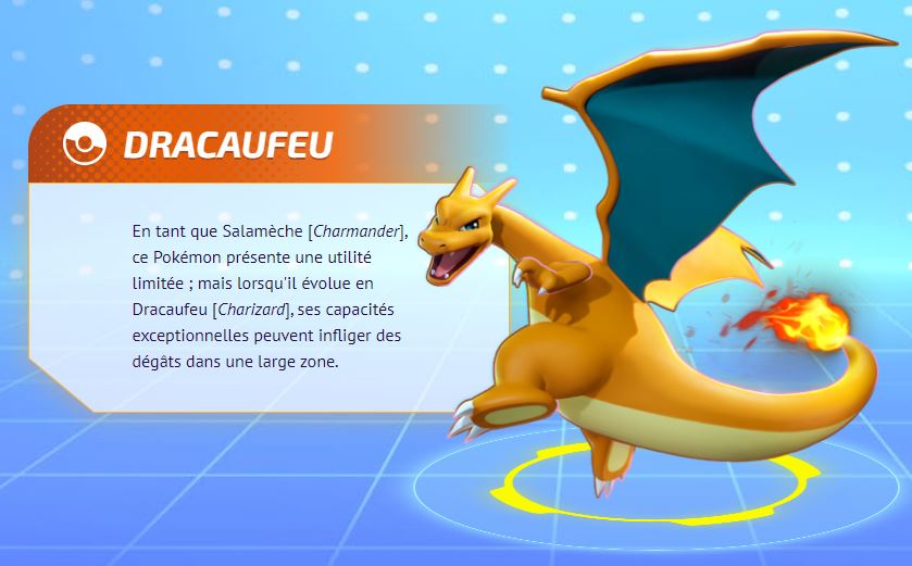 Dracaufeu (Charizard) Pokemon Unite, meilleurs build, moves et objets