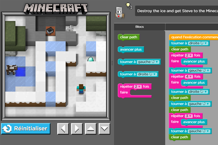 Code org : Comment apprendre à coder grâce à Minecraft