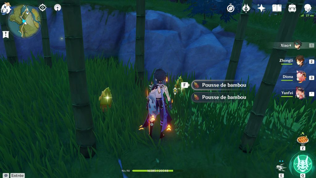 Genshin Impact Pousse de bambou, où en avoir ?