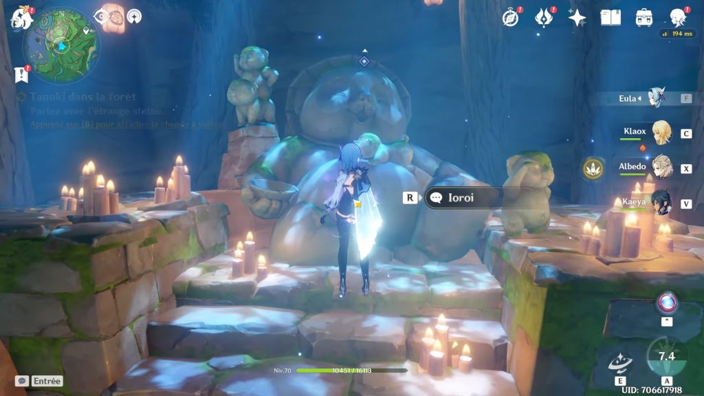 Tanuki dans la forêt Genshin Impact, comment accomplir la quête ?