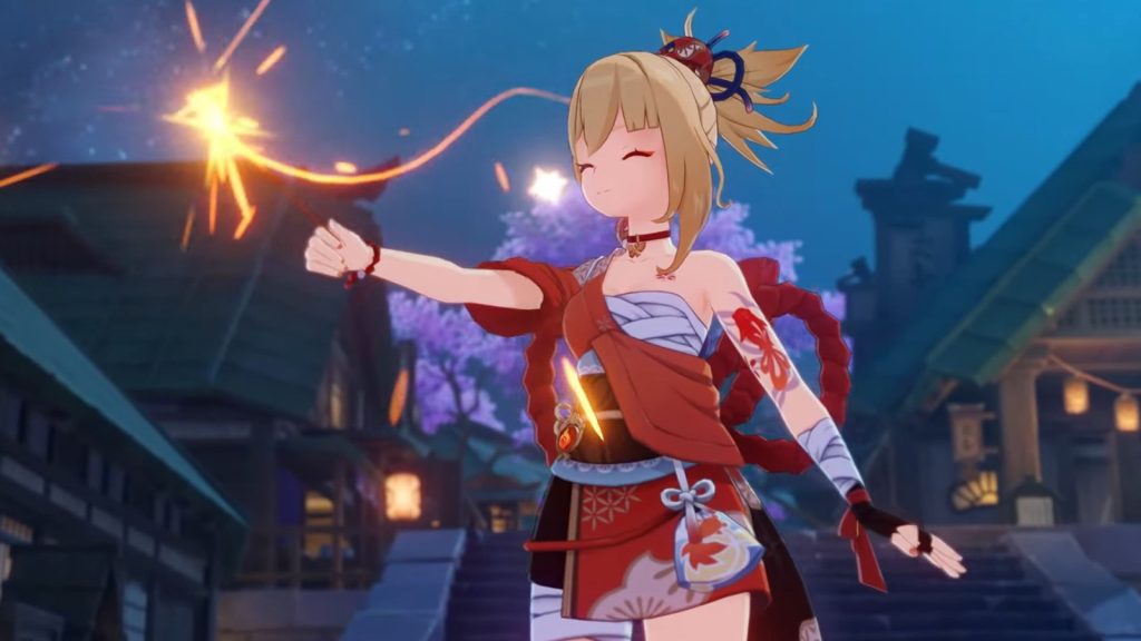 Date de sortie Yoimiya Genshin Impact, quand sort le perso en 2.0 ?