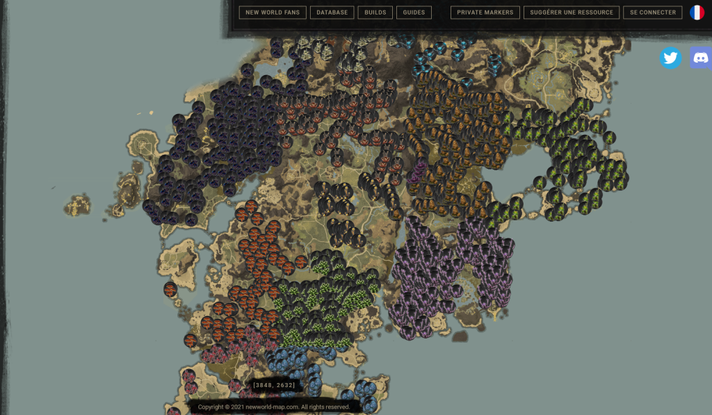 Bolet à corolle frondée dans New World, emplacement et où en trouver ?