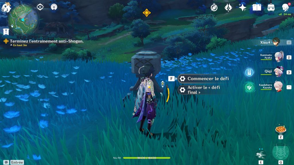 Entrainement anti shogun Genshin Impact, comment réussir la quête ?