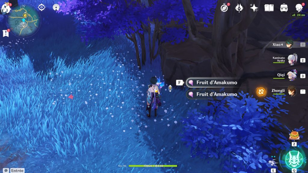 Fruit d’amakumo Genshin Impact, où en trouver ?