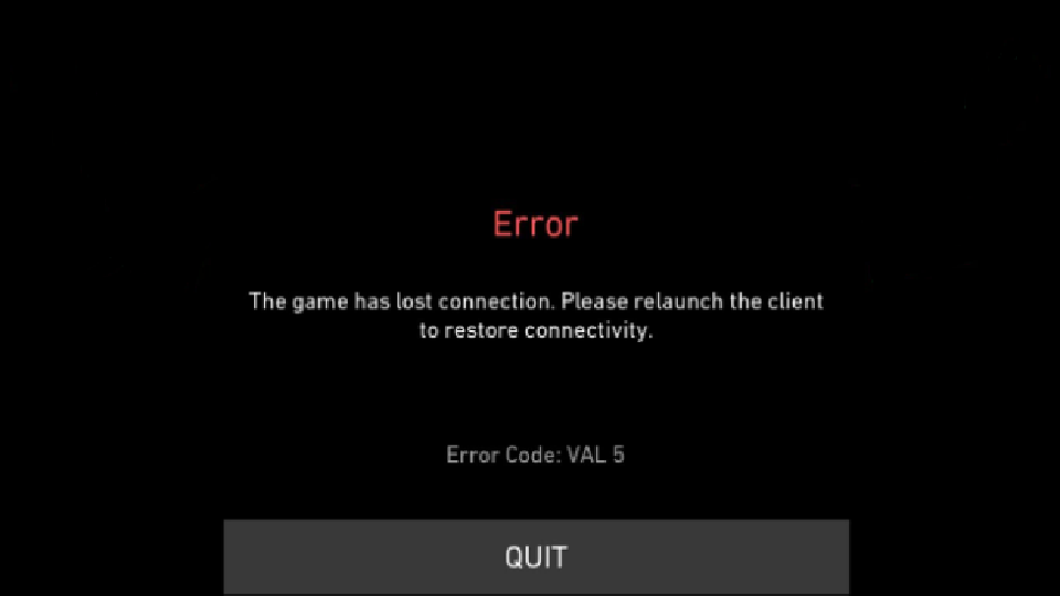 Code erreur val 5, comment corriger le bug Valorant ?