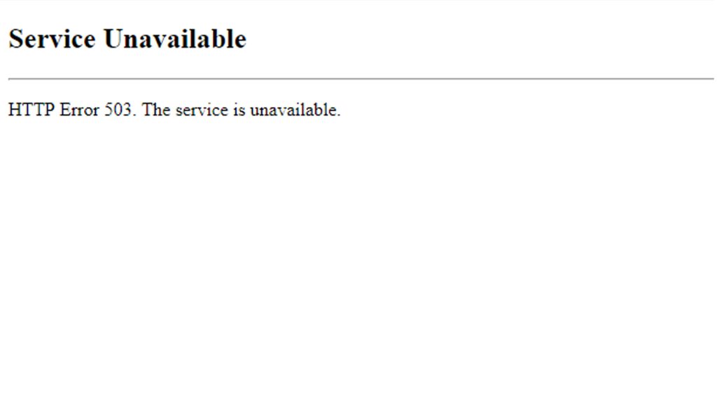 Error 503 service unavailable Roblox, comment résoudre l’erreur ?